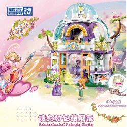 ZHEGAO 921016 BÍ MẬT ĐÁ QUÝ NGÔI NHÀ CỦA NHỮNG GIẤC MƠ bộ đồ chơi xếp lắp ráp ghép mô hình Girl Con Gái 413 khối