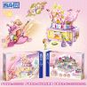 ZHEGAO 921018 BÍ MẬT ĐÁ QUÝ LÂU ĐÀI VƯƠNG MIỆN KIM CƯƠNG HỒNG bộ đồ chơi xếp lắp ráp ghép mô hình Girl Con Gái 405 khối