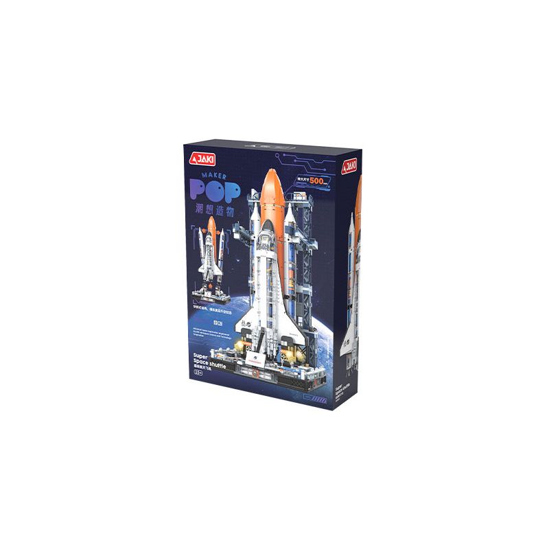 JAKI JK8513 8513 SÁNG TẠO HỢP THỜI TRANG SIÊU TÀU CON THOI bộ đồ chơi xếp lắp ráp ghép mô hình Creator SUPER SPACE SHUTTLE