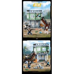 GUDI 20505 TINH HOA HÒA BÌNH THÁP SÚNG bộ đồ chơi xếp lắp ráp ghép mô hình Movie & Game GAME FOR PEACE Phim Và Trò Chơi 442 khối