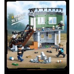 GUDI 20505 TINH HOA HÒA BÌNH THÁP SÚNG bộ đồ chơi xếp lắp ráp ghép mô hình Movie & Game GAME FOR PEACE Phim Và Trò Chơi 442 khối