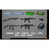 GUDI 20505 TINH HOA HÒA BÌNH THÁP SÚNG bộ đồ chơi xếp lắp ráp ghép mô hình Movie & Game GAME FOR PEACE Phim Và Trò Chơi 442 khối