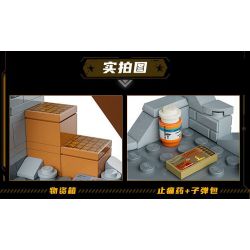 GUDI 20505 TINH HOA HÒA BÌNH THÁP SÚNG bộ đồ chơi xếp lắp ráp ghép mô hình Movie & Game GAME FOR PEACE Phim Và Trò Chơi 442 khối