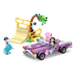 JIESTAR 59236 MINH HỌA CUỘC SỐNG ĐÔ THỊ CÔNG VIÊN TRƯỢT VÁN bộ đồ chơi xếp lắp ráp ghép mô hình Girl DREAM TOWN SKATE PARK Con Gái 252 khối