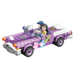 JIESTAR 59236 MINH HỌA CUỘC SỐNG ĐÔ THỊ CÔNG VIÊN TRƯỢT VÁN bộ đồ chơi xếp lắp ráp ghép mô hình Girl DREAM TOWN SKATE PARK Con Gái 252 khối