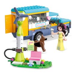 JIESTAR 59237 HƯỚNG DẪN MINH HỌA CUỘC SỐNG ĐÔ THỊ TIẾP NHIÊN LIỆU CHO XE THÚ CƯNG bộ đồ chơi xếp lắp ráp ghép mô hình Girl DREAM TOWN Con Gái 236 khối