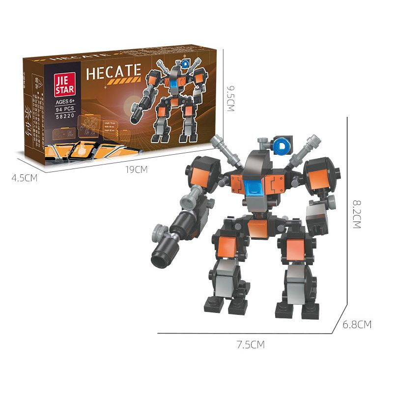 JIESTAR 58220 CHIẾN TRANH SAO BINH HECATE bộ đồ chơi xếp lắp ráp ghép mô hình 94 khối