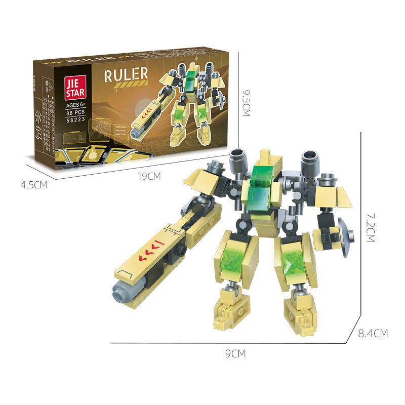 JIESTAR 58223 STAR WARS THẨM PHÁN NỔI LOẠN bộ đồ chơi xếp lắp ráp ghép mô hình RULER 88 khối