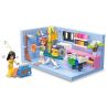 JIESTAR 59247 NHÀ CỦA TÔI PHÒNG GIẶT ỦI bộ đồ chơi xếp lắp ráp ghép mô hình Girl LAUNDRY Con Gái 329 khối