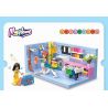 JIESTAR 59247 NHÀ CỦA TÔI PHÒNG GIẶT ỦI bộ đồ chơi xếp lắp ráp ghép mô hình Girl LAUNDRY Con Gái 329 khối