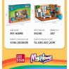 JIESTAR 59247 NHÀ CỦA TÔI PHÒNG GIẶT ỦI bộ đồ chơi xếp lắp ráp ghép mô hình Girl LAUNDRY Con Gái 329 khối