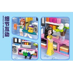 JIESTAR 59248 NHÀ CỦA TÔI BẾP bộ đồ chơi xếp lắp ráp ghép mô hình Girl KITCHEN Con Gái 387 khối