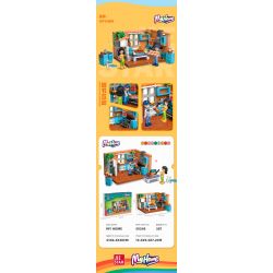 JIESTAR 59248 NHÀ CỦA TÔI BẾP bộ đồ chơi xếp lắp ráp ghép mô hình Girl KITCHEN Con Gái 387 khối