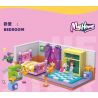 JIESTAR 59249 NHÀ CỦA TÔI PHÒNG NGỦ bộ đồ chơi xếp lắp ráp ghép mô hình Girl BEDROOM Con Gái 402 khối