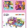 JIESTAR 59250 NHÀ CỦA TÔI PHÒNG KHÁCH bộ đồ chơi xếp lắp ráp ghép mô hình Girl LIVING ROOM Con Gái 451 khối