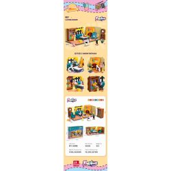 JIESTAR 59250 NHÀ CỦA TÔI PHÒNG KHÁCH bộ đồ chơi xếp lắp ráp ghép mô hình Girl LIVING ROOM Con Gái 451 khối