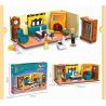 JIESTAR 59250 NHÀ CỦA TÔI PHÒNG KHÁCH bộ đồ chơi xếp lắp ráp ghép mô hình Girl LIVING ROOM Con Gái 451 khối