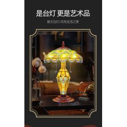 JIESTAR JJ9081 9081 ĐÈN BÀN PHONG CÁCH CHÂU CỔ ĐIỂN bộ đồ chơi xếp lắp ráp ghép mô hình Creator RETRO TABLE LAMP Sáng Tạo 1570 khối