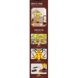 JIESTAR JJ9081 9081 ĐÈN BÀN PHONG CÁCH CHÂU CỔ ĐIỂN bộ đồ chơi xếp lắp ráp ghép mô hình Creator RETRO TABLE LAMP Sáng Tạo 1570 khối