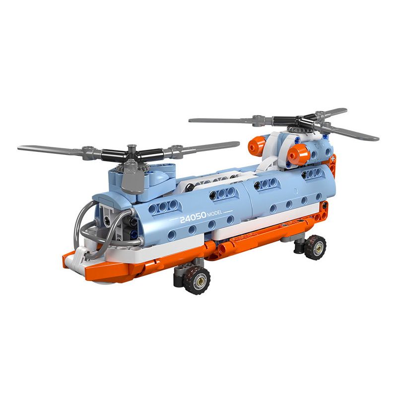 MouldKing 24050 Mould King 24050 non  MÁY BAY TRỰC THĂNG CÁNH QUẠT ĐÔI bộ đồ chơi xếp lắp ráp ghép mô hình  TANDEM ROTOR HELICOPTER Kỹ Thuật Công Nghệ Cao Mô Hình Phương Tiện 270 khối