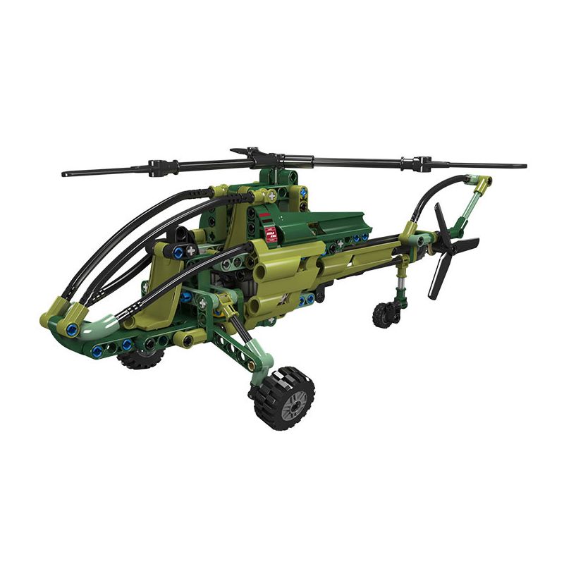 MouldKing 24052 Mould King 24052 non  TRỰC THĂNG THĂM DÒ bộ đồ chơi xếp lắp ráp ghép mô hình  EXPLORATION HELICOPTER Kỹ Thuật Công Nghệ Cao Mô Hình Phương Tiện 284 khối