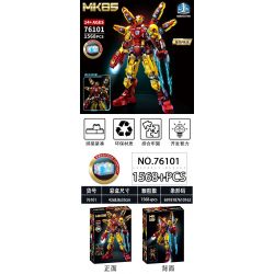 LY 76101 NGƯỜI SẮT MK85 bộ đồ chơi xếp lắp ráp ghép mô hình Super Heroes Siêu Nhân Anh Hùng 1568 khối