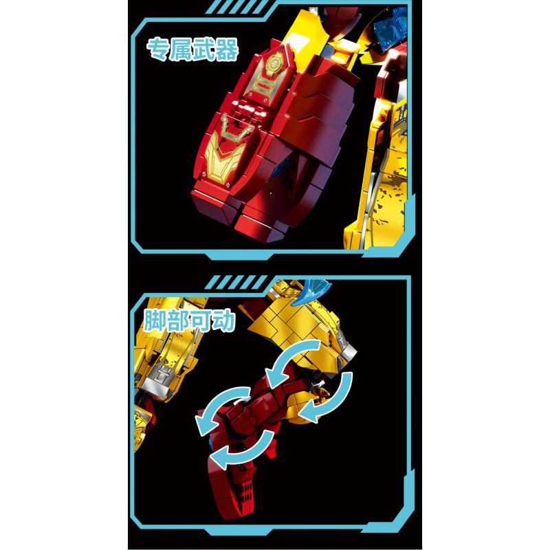 LY 76101 NGƯỜI SẮT MK85 bộ đồ chơi xếp lắp ráp ghép mô hình Super Heroes Siêu Nhân Anh Hùng 1568 khối