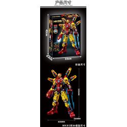 LY 76101 NGƯỜI SẮT MK85 bộ đồ chơi xếp lắp ráp ghép mô hình Super Heroes Siêu Nhân Anh Hùng 1568 khối