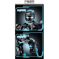 LY 76102 NGƯỜI SẮT MK4 bộ đồ chơi xếp lắp ráp ghép mô hình Super Heroes Siêu Nhân Anh Hùng 1505 khối