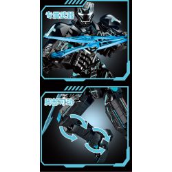 LY 76102 NGƯỜI SẮT MK4 bộ đồ chơi xếp lắp ráp ghép mô hình Super Heroes Siêu Nhân Anh Hùng 1505 khối