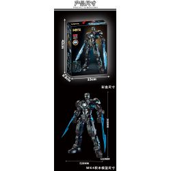 LY 76102 NGƯỜI SẮT MK4 bộ đồ chơi xếp lắp ráp ghép mô hình Super Heroes Siêu Nhân Anh Hùng 1505 khối