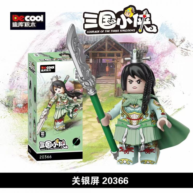 DECOOL BRICKCOOL 20366 non Lego TAM QUỐC DIỄN NGHĨA QUAN ÂM BÌNH bộ đồ chơi xếp lắp ráp ghép mô hình Three Kingdoms