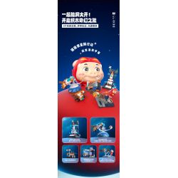 JAKI JK6809 6809 NHÓM CẢNH CHỦ ĐỀ HÀNH ĐỘNG GIỮA CÁC VÌ SAO DỄ THƯƠNG PIG MAN bộ đồ chơi xếp lắp ráp ghép mô hình Creator Sáng Tạo