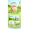 JAKI JK6811 6811 XÔ CẢNH CHỦ ĐỀ KHU VƯỜN BỐN MÙA DỄ THƯƠNG PIG MAN bộ đồ chơi xếp lắp ráp ghép mô hình Creator Sáng Tạo