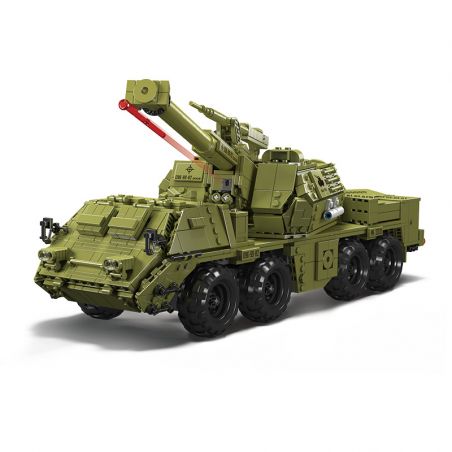 JMBRICKLAYER 61520 MouldKing 20031 Mould King 20031 PHÁO TỰ HÀNH DANA bộ đồ chơi xếp lắp ráp ghép mô hình Military Army DANA SELF-PROPELLED HOWITZER Quân Sự Bộ Đội 1923 khối