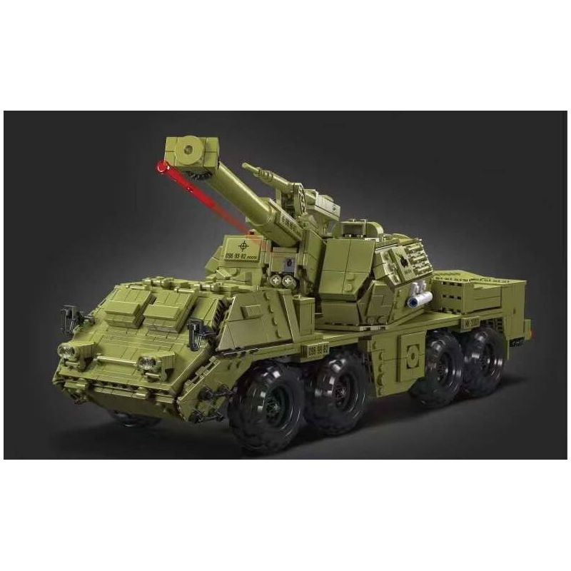 JMBRICKLAYER 61520 MouldKing 20031 Mould King 20031 PHÁO TỰ HÀNH DANA bộ đồ chơi xếp lắp ráp ghép mô hình Military Army DANA SELF-PROPELLED HOWITZER Quân Sự Bộ Đội 1923 khối