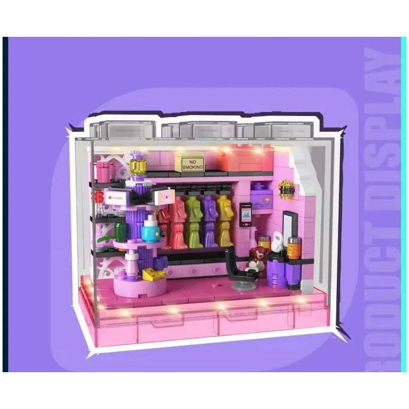 MouldKing 24035 Mould King 24035 NGÀY LÀM ĐẸP bộ đồ chơi xếp lắp ráp ghép mô hình BEAUTY MAKEUP DAY 366 khối