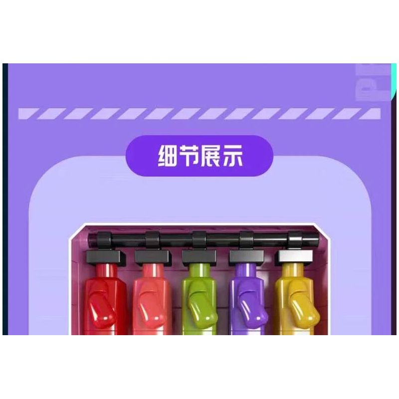 MouldKing 24035 Mould King 24035 NGÀY LÀM ĐẸP bộ đồ chơi xếp lắp ráp ghép mô hình BEAUTY MAKEUP DAY 366 khối