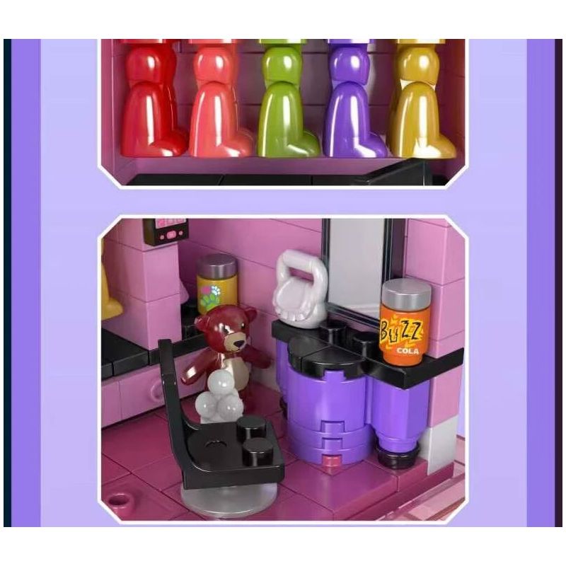 MouldKing 24035 Mould King 24035 NGÀY LÀM ĐẸP bộ đồ chơi xếp lắp ráp ghép mô hình BEAUTY MAKEUP DAY 366 khối