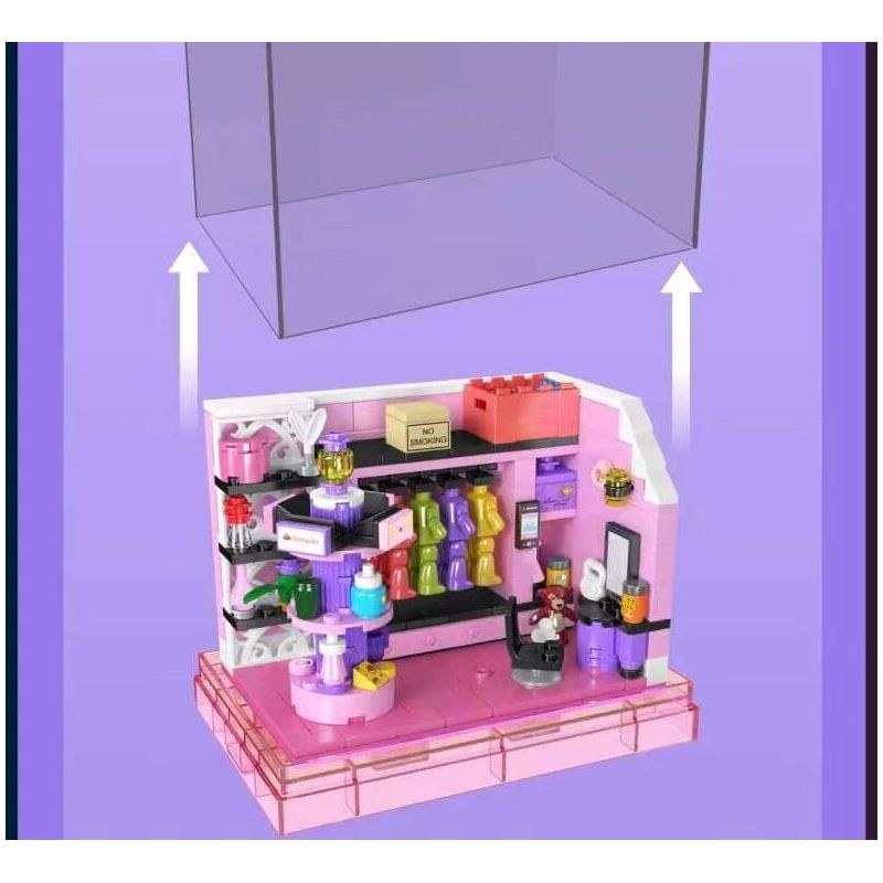 MouldKing 24035 Mould King 24035 NGÀY LÀM ĐẸP bộ đồ chơi xếp lắp ráp ghép mô hình BEAUTY MAKEUP DAY 366 khối