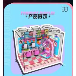 MouldKing 24037 Mould King 24037 NGÀY TÓC bộ đồ chơi xếp lắp ráp ghép mô hình HAIR SALON DAY 388 khối