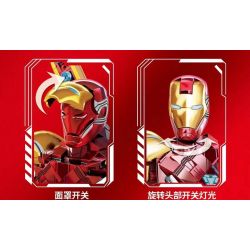 ACCUMULATED CORE 81001 DẤU ẤN QUÂN ĐOÀN SẮT bộ đồ chơi xếp lắp ráp ghép mô hình Super Heroes Siêu Nhân Anh Hùng 1026 khối