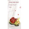 WEILE CREATION 2159 NGÔN NGỮ CỦA HOA KHÔNG NGỦ HỒNG MẶT MỰC bộ đồ chơi xếp lắp ráp ghép mô hình Creator Sáng Tạo 352 khối