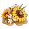 WEILE CREATION 2160 TIẾNG HOA KHÔNG NGỦ TRĂNG THU ĐẦY HƯỚNG DƯƠNG bộ đồ chơi xếp lắp ráp ghép mô hình Creator Sáng Tạo 385 khối