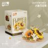 WEILE CREATION 2160 TIẾNG HOA KHÔNG NGỦ TRĂNG THU ĐẦY HƯỚNG DƯƠNG bộ đồ chơi xếp lắp ráp ghép mô hình Creator Sáng Tạo 385 khối