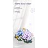 WEILE CREATION 2162 TIẾNG HOA KHÔNG NGỦ LÁ NHỰA RUỒI GÃY bộ đồ chơi xếp lắp ráp ghép mô hình Creator Sáng Tạo 376 khối