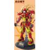 KAIDO KD99028 99028 TRUYỀN THUYẾT SHAN HAI JING ZHU RONG THẦN LỬA VÀ BẢO VỆ THẾ GIỚI CHONGLI bộ đồ chơi xếp lắp ráp ghép mô hình