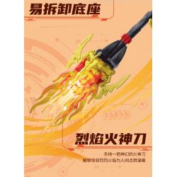 KAIDO KD99028 99028 TRUYỀN THUYẾT SHAN HAI JING ZHU RONG THẦN LỬA VÀ BẢO VỆ THẾ GIỚI CHONGLI bộ đồ chơi xếp lắp ráp ghép mô hình