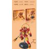 KAIDO KD99028 99028 TRUYỀN THUYẾT SHAN HAI JING ZHU RONG THẦN LỬA VÀ BẢO VỆ THẾ GIỚI CHONGLI bộ đồ chơi xếp lắp ráp ghép mô hình