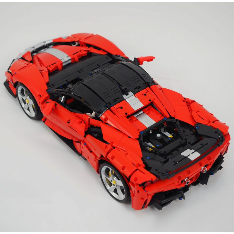 INSPIRE R60001 60001 XE THỂ THAO SF90 tỷ lệ 1:8 bộ đồ chơi xếp lắp ráp ghép mô hình Technic SF90 STRADALE Kỹ Thuật Công Nghệ Cao Mô Hình Phương Tiện 4100 khối